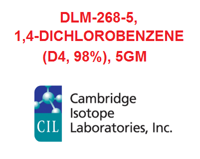 Hóa chất chuẩn DLM-268-5, 1,4-DICHLOROBENZENE (D4, 98%), 5GM, Hãng CIL, USA